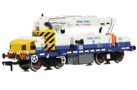 E87109 Plasser 12T YOB Crane Balfour Beatty White OO Gauge